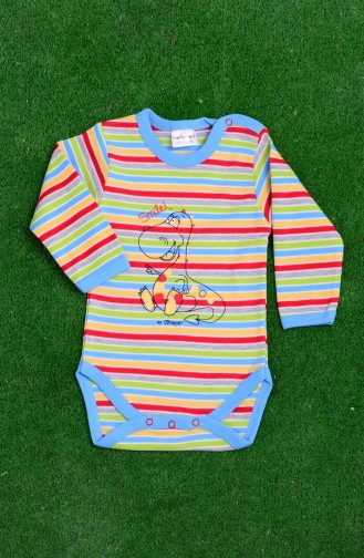 Mother Love Uzun Kol Body 5520-01 Mavi