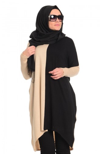 Triko Tunik 3535-07 Bej