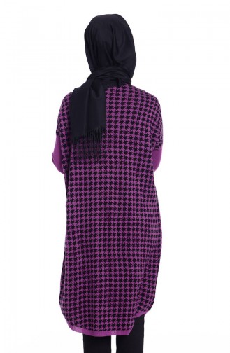 Tesettür Triko Tunik 3588-11 Mor