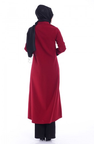 Mileny Tesettür Kaban 1110-03 Bordo