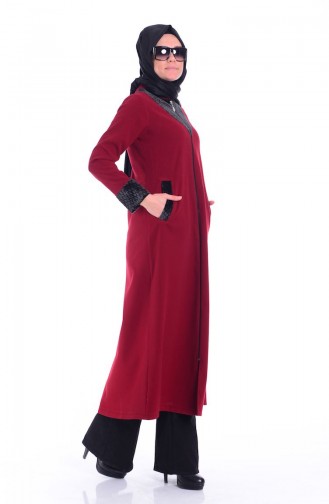 Mileny Tesettür Kaban 1110-03 Bordo