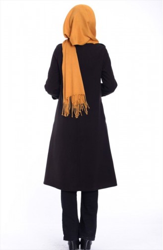معطف طويل بُني 8019-03