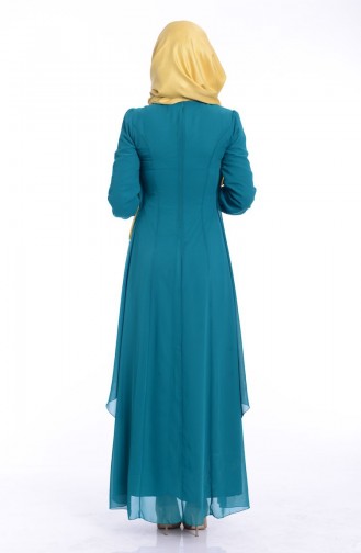 Robe Islamique FY 52221-11 Vert Menthe 52221-11