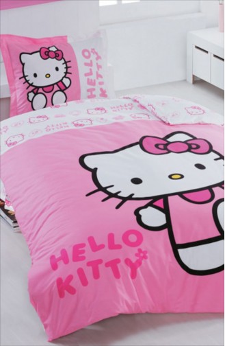 Hello Kitty Nevresim Takimi Berry (Pvc Paket) 003743