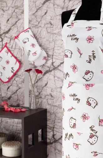 Hello Kitty Sıvı Geçirmez 3´Lü Mutfak Seti Magnolia 8680616003934