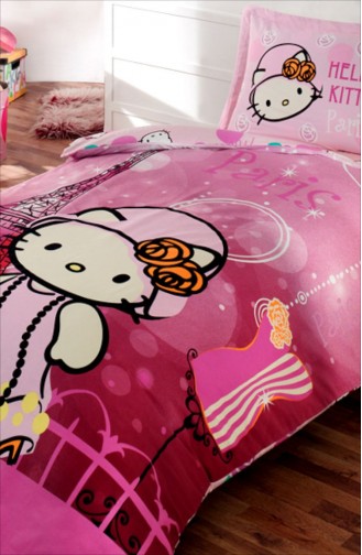 Hello Kitty Hello Kitty Genç Nevresim Takimi Paris City (Kutulu) 8680616004856