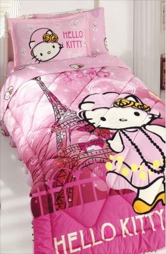 Hello Kitty T.K Hello Kitty Uyku Seti Paris City 005051