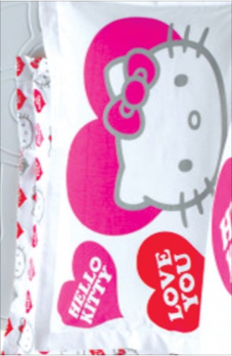 Hello Kitty 2 Li Yastik Kilifi Hello Kitty Valentino 8699458113381
