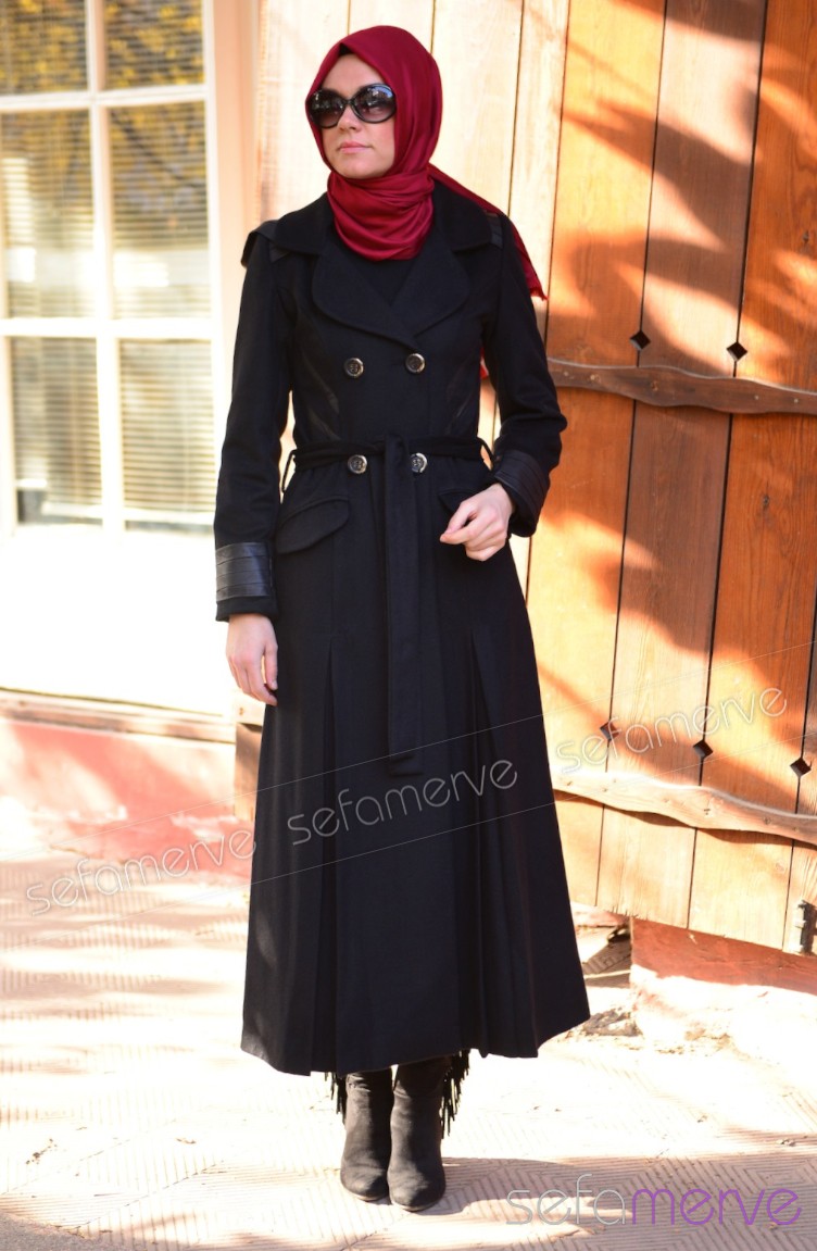 Kasmir Pardesu Wrt 4236 01 Siyah Sefamerve