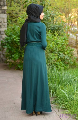 Hijab Dress 5005-03 Dark Green 5005-03