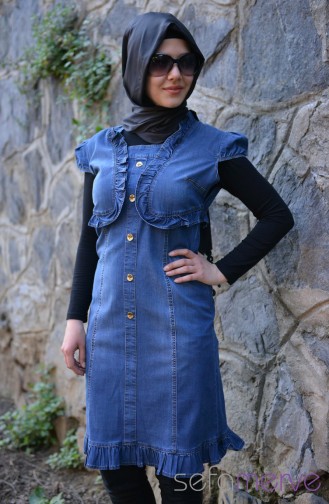 Blue İslamitische Jurk 6059-01