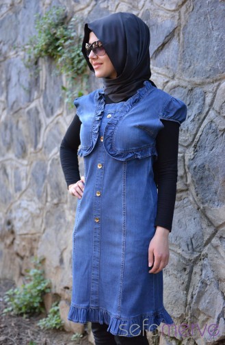 Blue İslamitische Jurk 6059-01