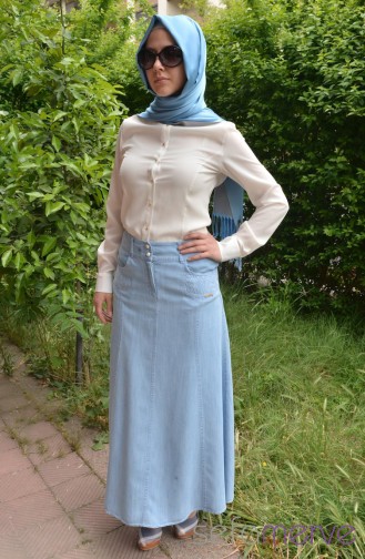Kot Etek 1069-01 Buz Mavi