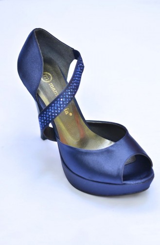 Mammamia Navy Blue Saten 097 12KA-3055-097