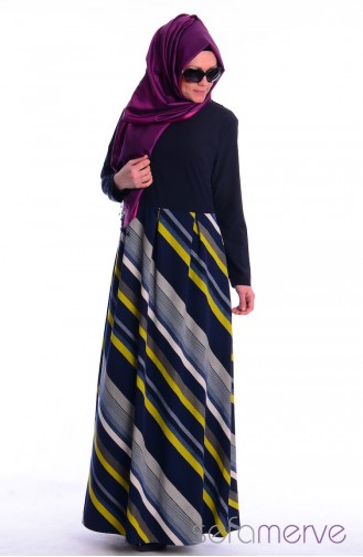 Hijab Dress WB 5445-01 Olive Green 5445-01