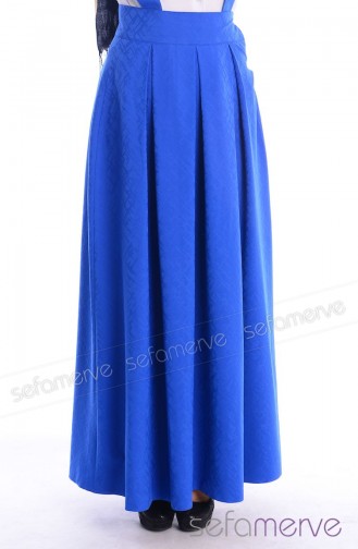 Bib Overalls Skirt Perçem 1179D-06 Saxe 1179D-05