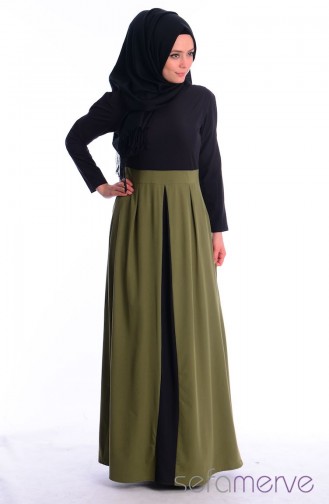 Hijab Dress WB 5446-05 Army Green 5446-05