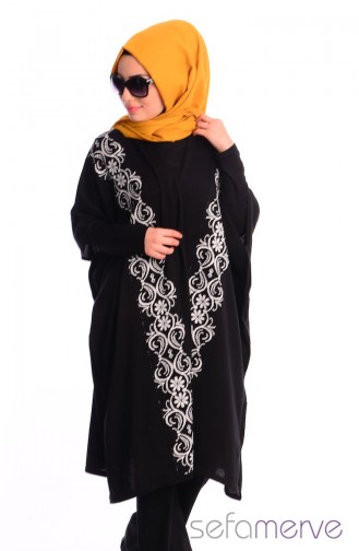 İnce Yazlık Triko Yelek 3369-02 Siyah