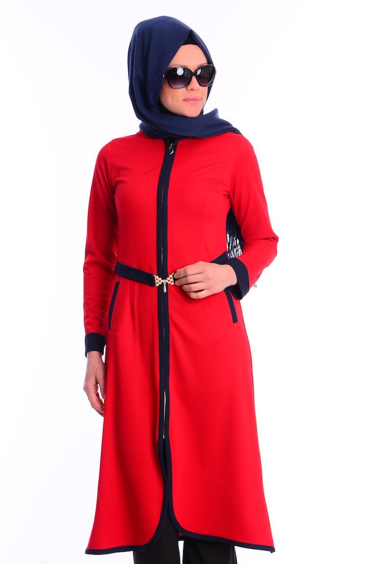 Perçem Kap 5129-03 Kırmızı
