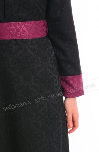 Purple İslamitische Jurk 0288-04
