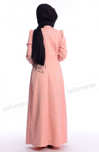 Robe Hijab Poudre 0482-01