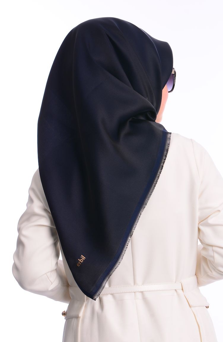 Sefamerve Zuhre Scarf 17 Navy 17 Sefamerve