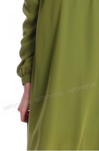 Hijab Tunic All Day 50445-09 Yellow Green 50445-09