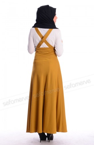Salopet Etek Perçem 1281-02 Hardal