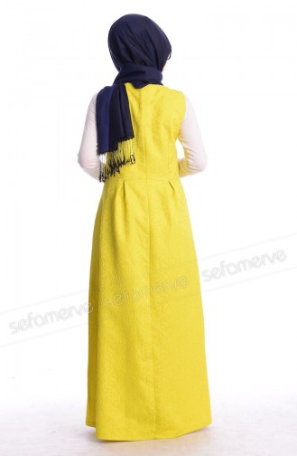 Pistachio Green Hijab Dress 53952-01