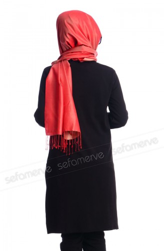 Esra Keküllüoğlu Tesettür Tunik 55072-02 Siyah