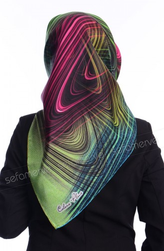 Colors Plus İthal İpek Eşarp BB 09 Fıstık Yeşil