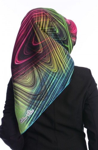Colors Plus İthal İpek Eşarp BB 09 Fıstık Yeşil