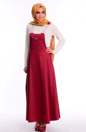 تنورة أحمر كلاريت 6152-01