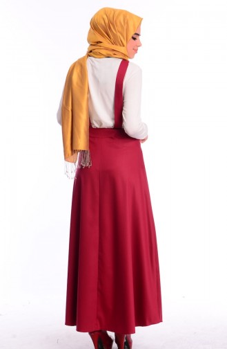 تنورة أحمر كلاريت 6152-01