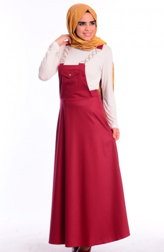 تنورة أحمر كلاريت 6152-01