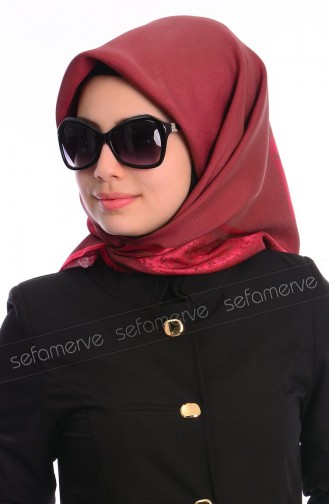 Sefamerve Defne Eşarp 02 Mercan Kahve