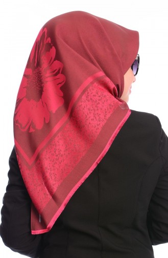Sefamerve Defne Eşarp 02 Mercan Kahve