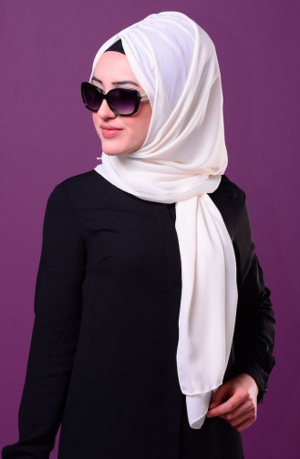 Pileli Özel Gün Şal -02 Krem