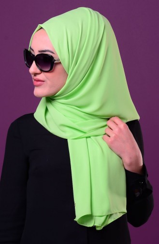 Neon Green Shawl 18