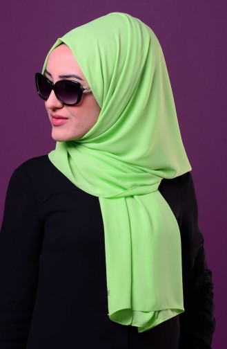 Neon Green Shawl 18