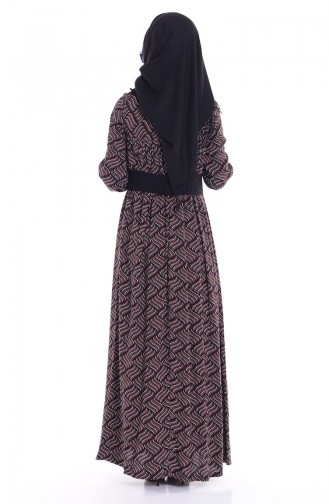 Black Hijab Dress 0601-04