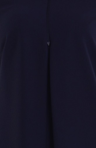 SUKRAN Buttoned Cape 35677-01 Navy Blue 35677-01