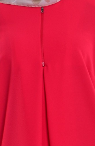 SUKRAN Buttoned Cape 35677-04 Vermilion 35677-04