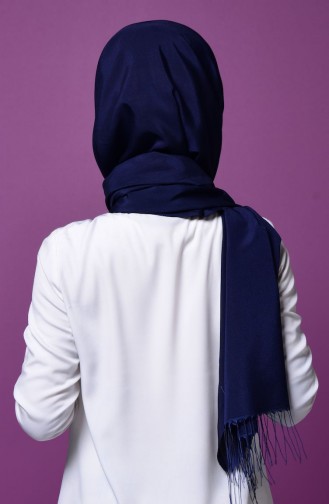 Sefamerve Snap Shawl C1-31 Navy Blue 1-31