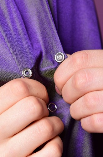 Sefamerve Çıt Çıt Şal N1-08 Gri Mor