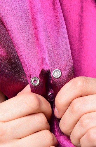 Plum Snap Button Shawl 2-13