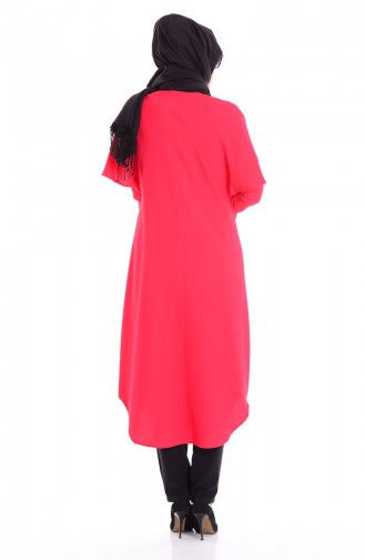 SUKRAN Buttoned Cape 35676-02 Coral 35676-02