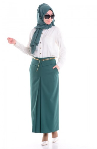 Emerald Green Skirt 0307-06