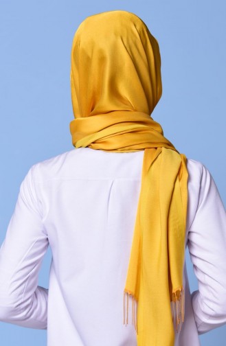Yellow Sjaal met Drukknoop 1-41