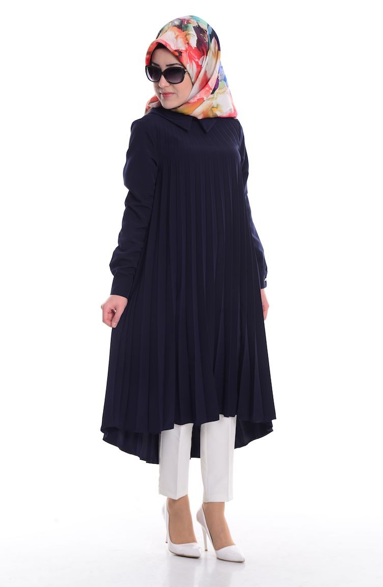 Navy Blue Tunics 2030-04 | Sefamerve